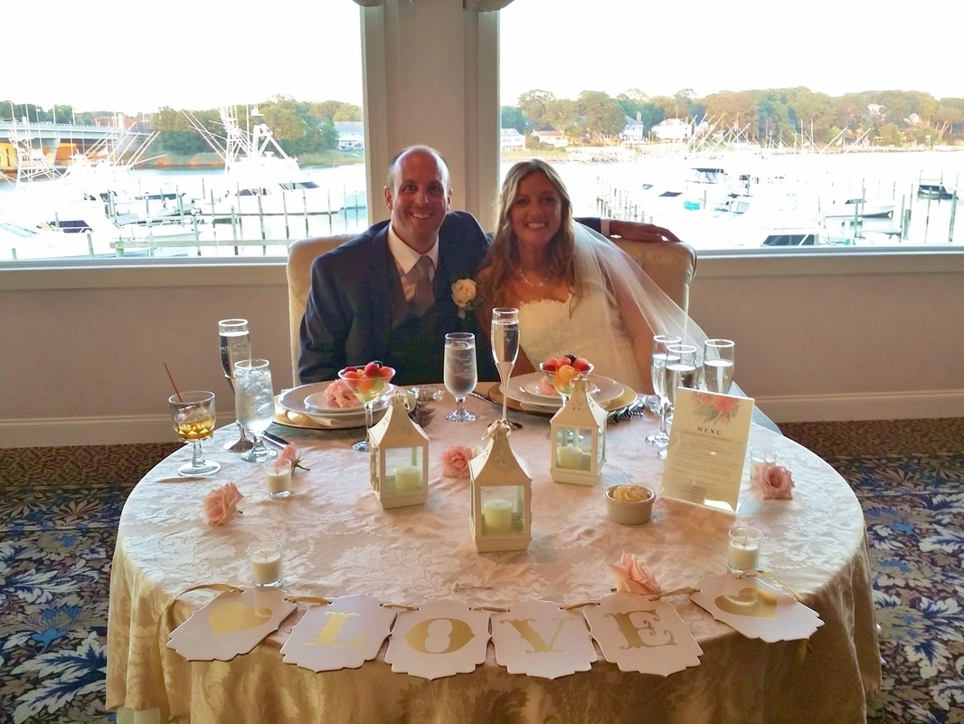 Wedding at Crystal Point Yacht Club by NJ Wedding Officiant Andrea Purtell www.forthisjoyousoccasion.com