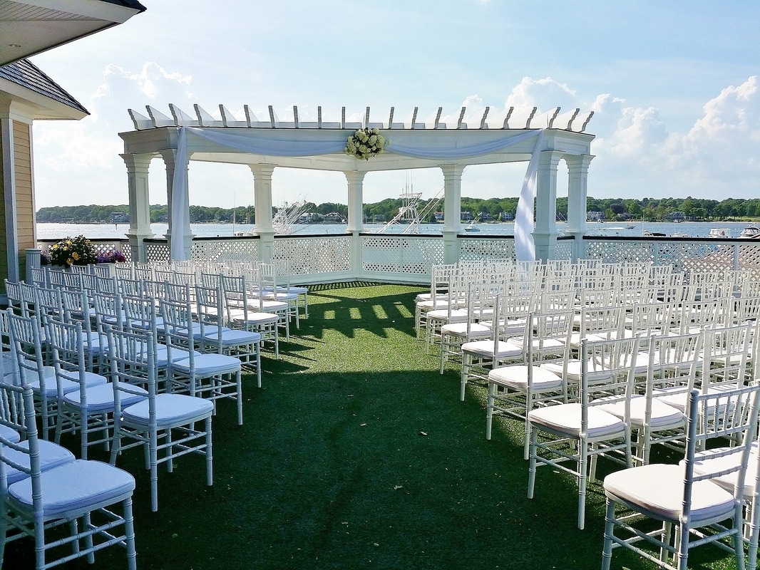 Wedding at Clarks Landing by NJ Wedding Officiant Andrea Purtell