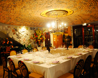 Buona Sera wine cellar photo from their website