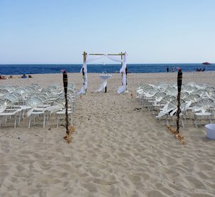 Wedding at Whitesands Point Pleasant Beach by NJ Wedding Officiant Andrea Purtell 