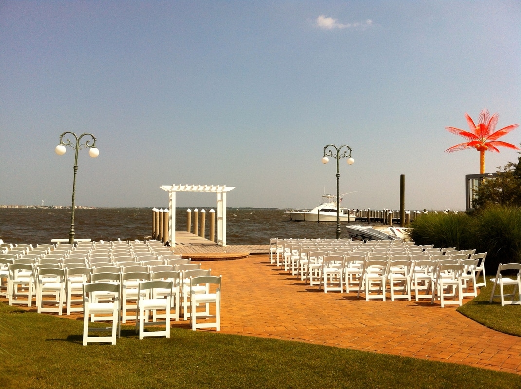 Wedding at Waters Edge by NJ Wedding Officiant Andrea Purtell